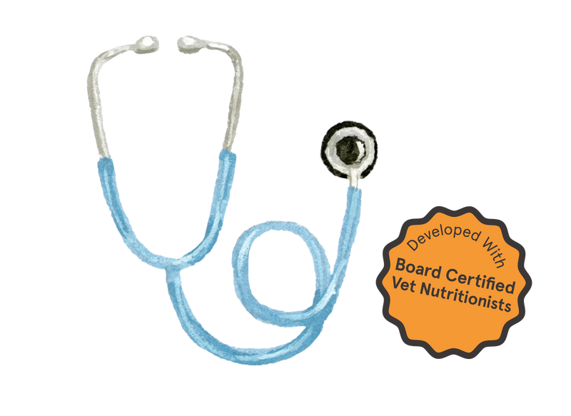 Developed with board certified vet nutritionists