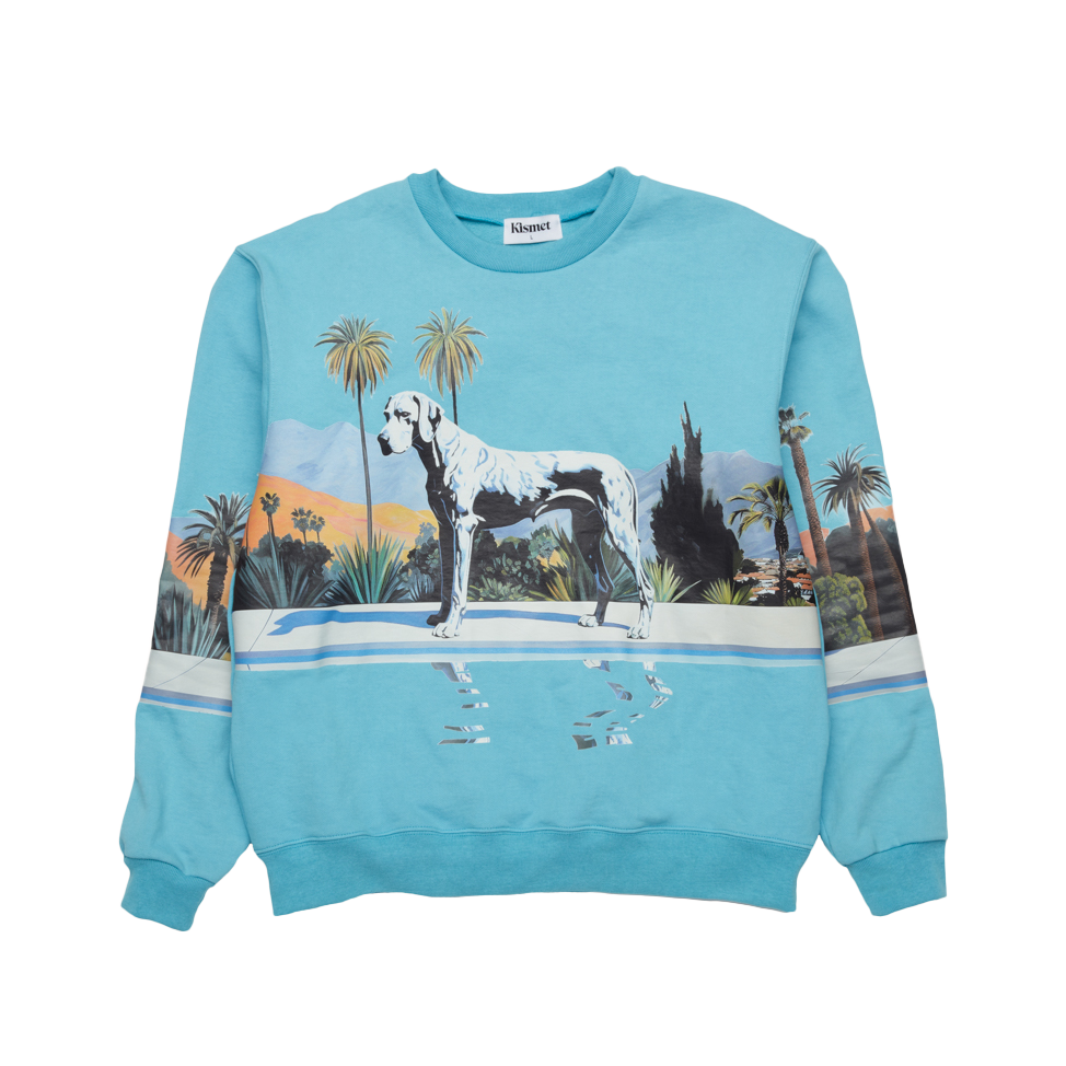 Portrait of a Dane Crewneck Sweatshirt