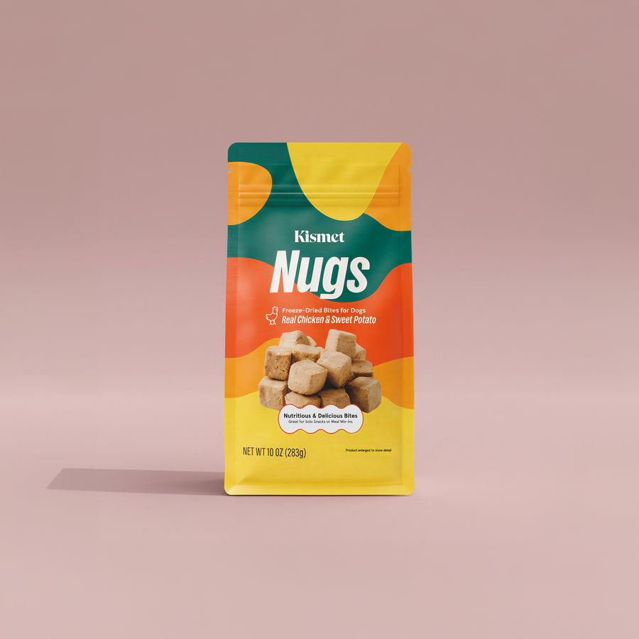 Chicken and Sweet Potato Freeze-Dried Nugs, 10oz Bag