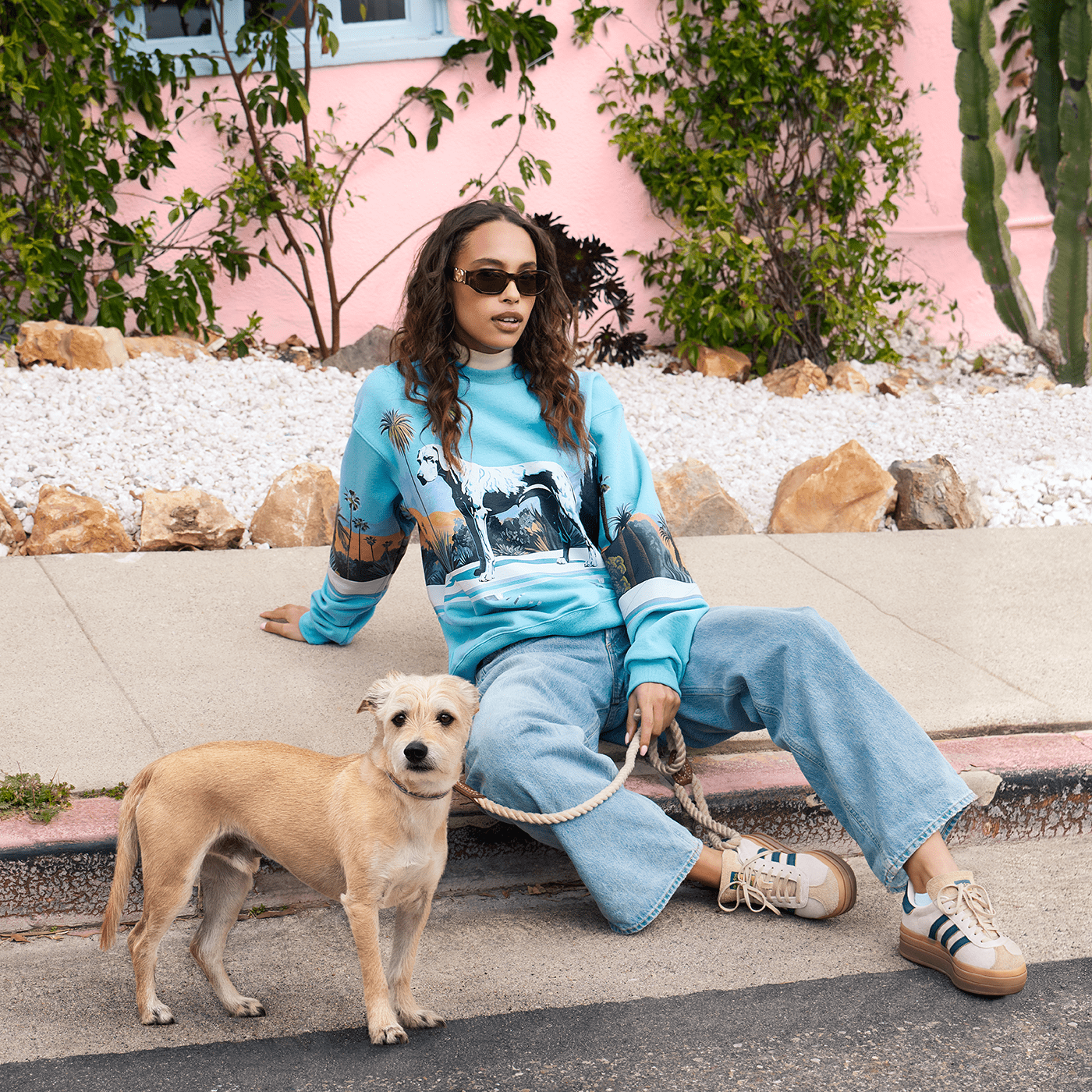 Portrait of a Dane Crewneck Sweatshirt