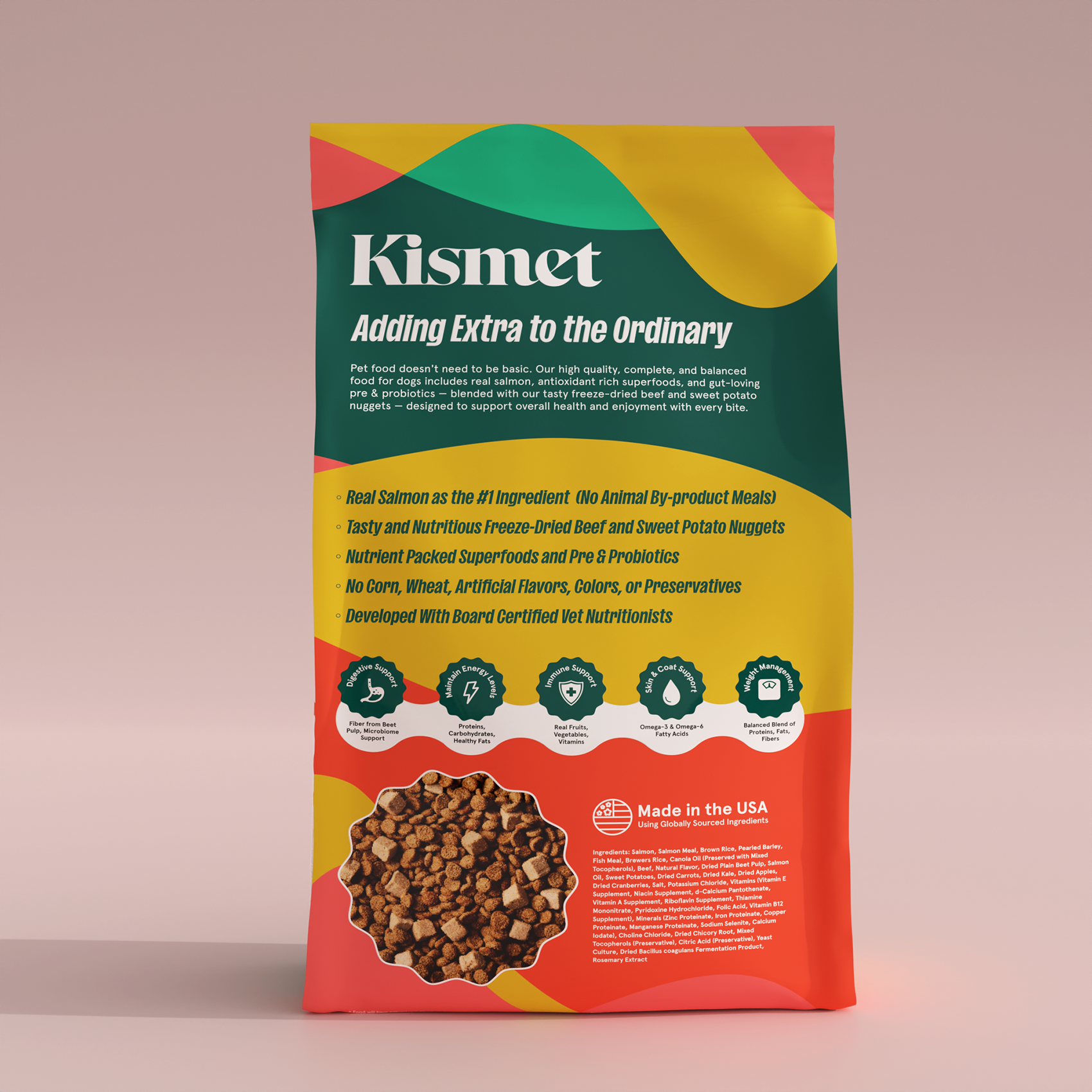 Salmon & Brown Rice Recipe With Nutritious Freeze-Dried Nugs (Partner Perk)