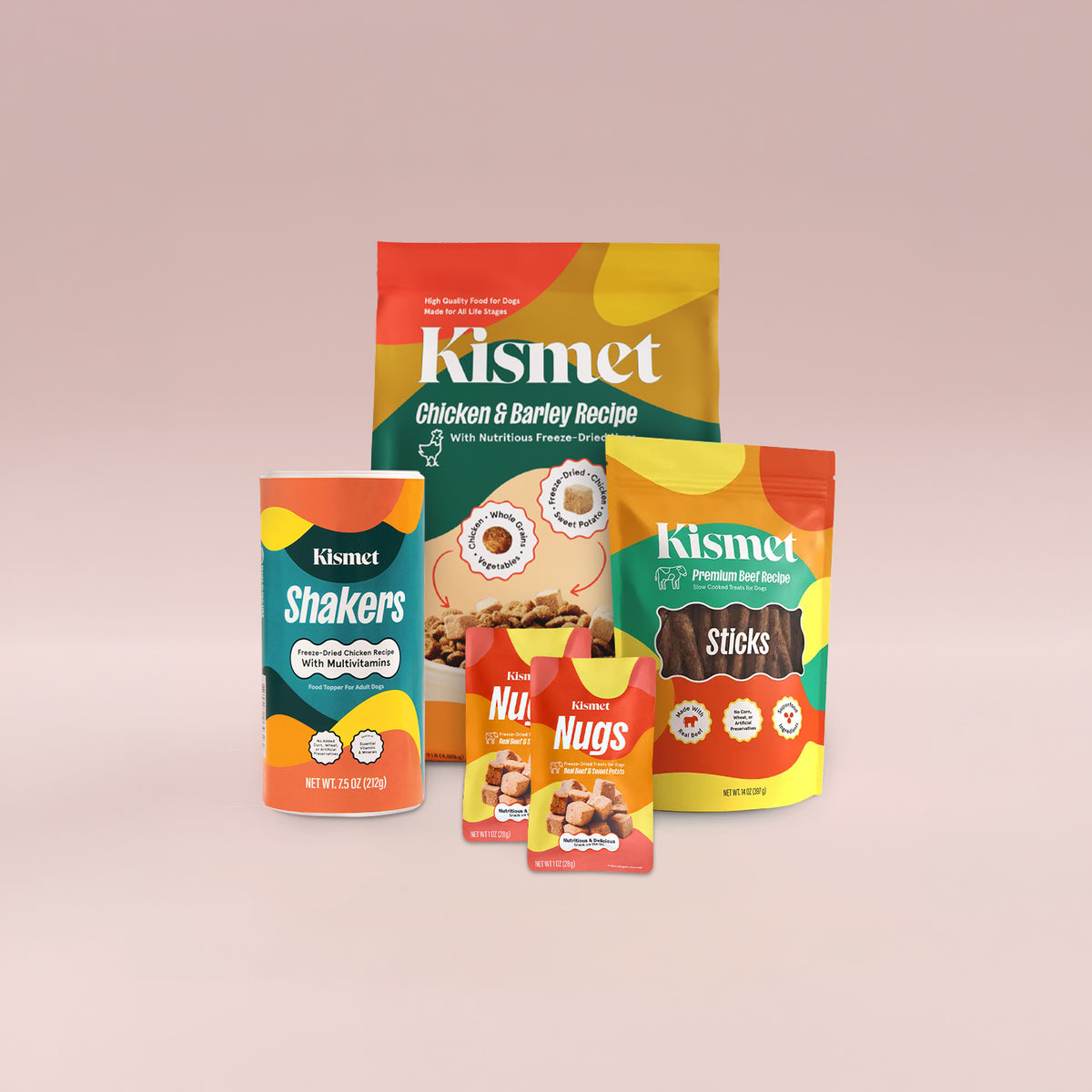 Premium Dog Starter Pack: Chicken Dog Food, Treats & Multivitamin for All Life Stages