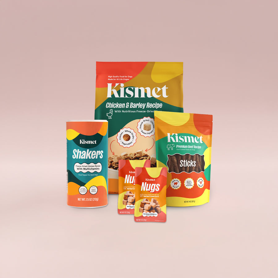 Premium Dog Starter Pack: Chicken Dog Food, Treats & Multivitamin for All Life Stages