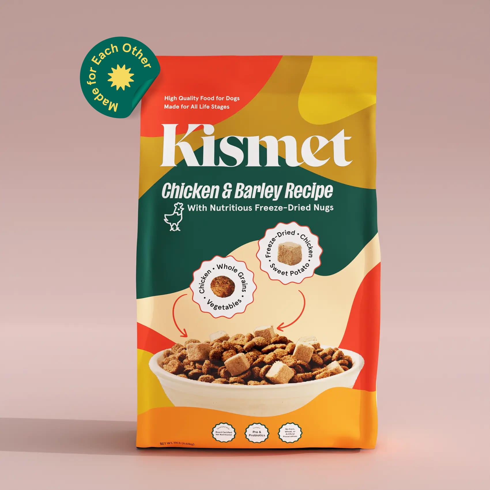 Chicken & Barley Recipe With Nutritious Freeze-Dried Nugs