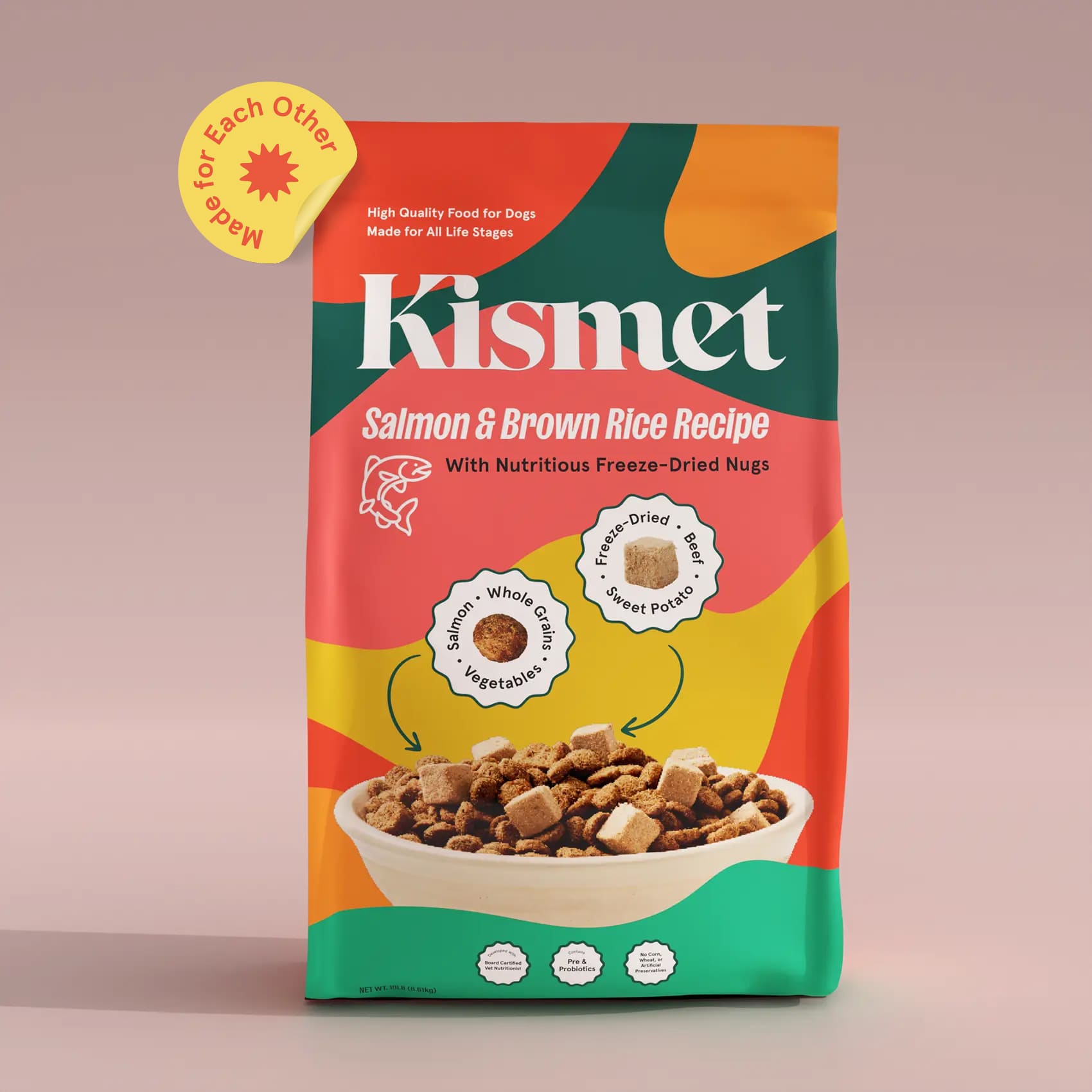 Salmon & Brown Rice Recipe With Nutritious Freeze-Dried Nugs (Partner Perk)